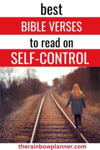 What Does the Bible Say About Self-Control with Scriptures? - The ...