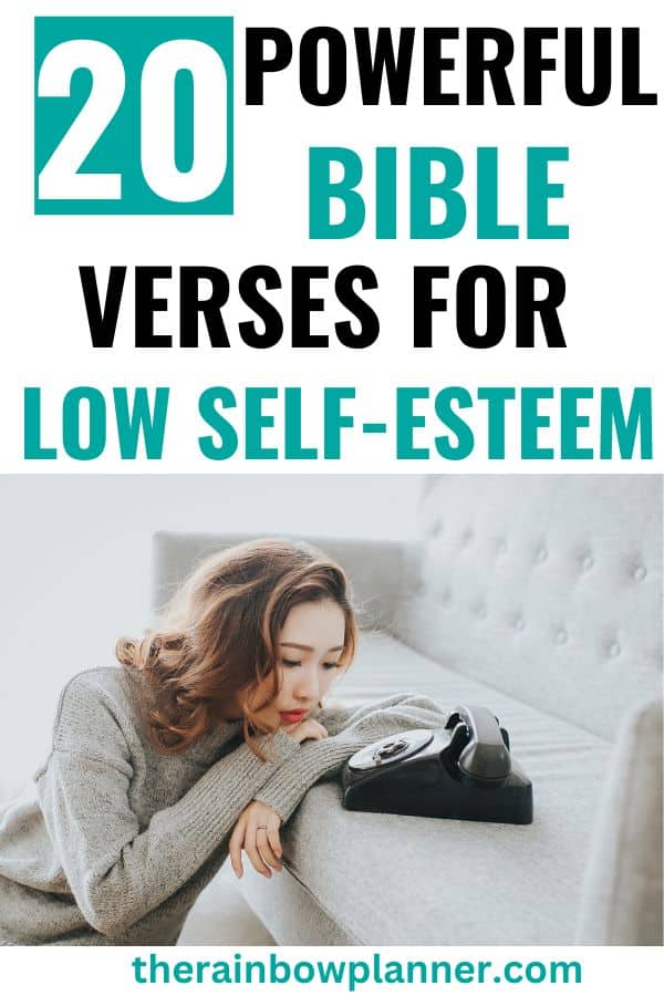 bible verses on self-esteem and confidence
