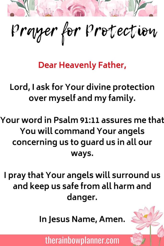 morning prayer to start your day for protection