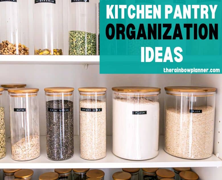 how to organize kitchen pantry