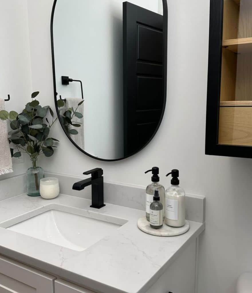 bathroom counter decor ideas