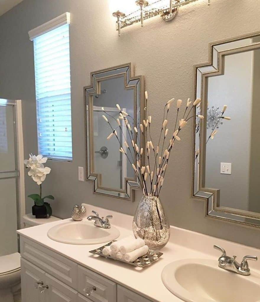 bathroom counter decor ideas