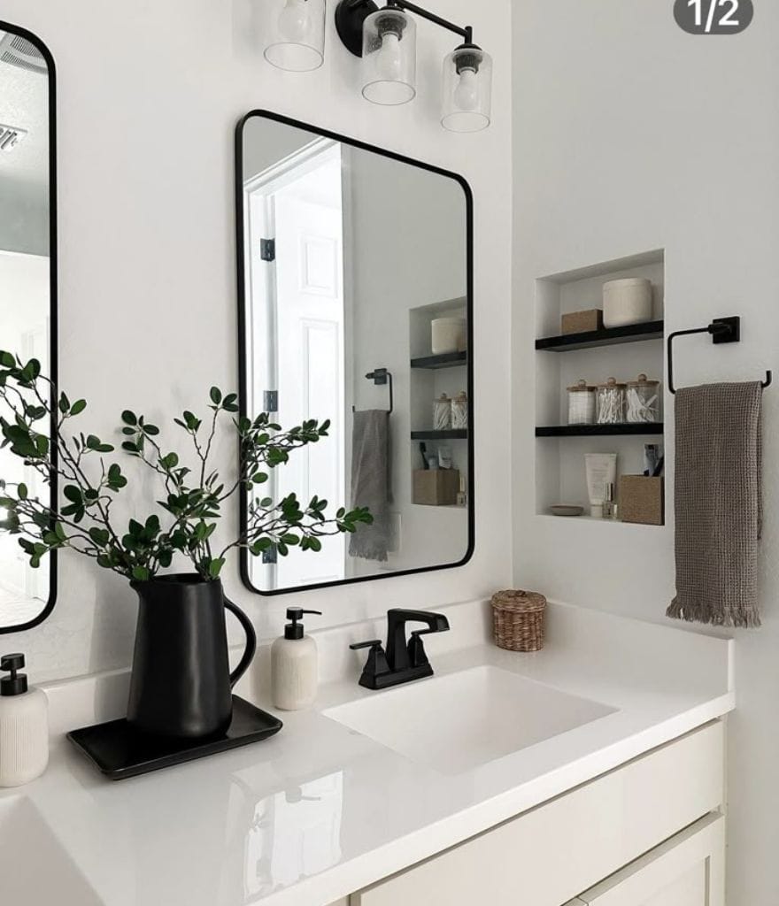 bathroom counter decor ideas