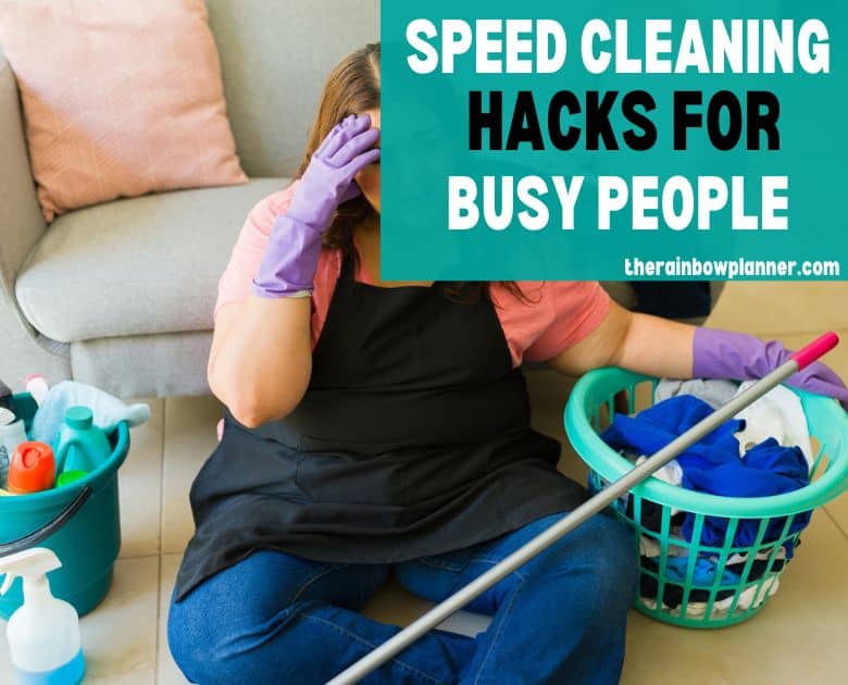 speed cleaning for busy people