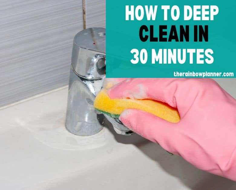 how to deep clean your bathroom