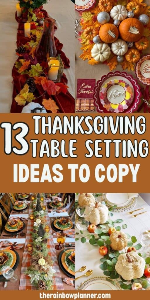 Thanksgiving Tablescape decor ideas