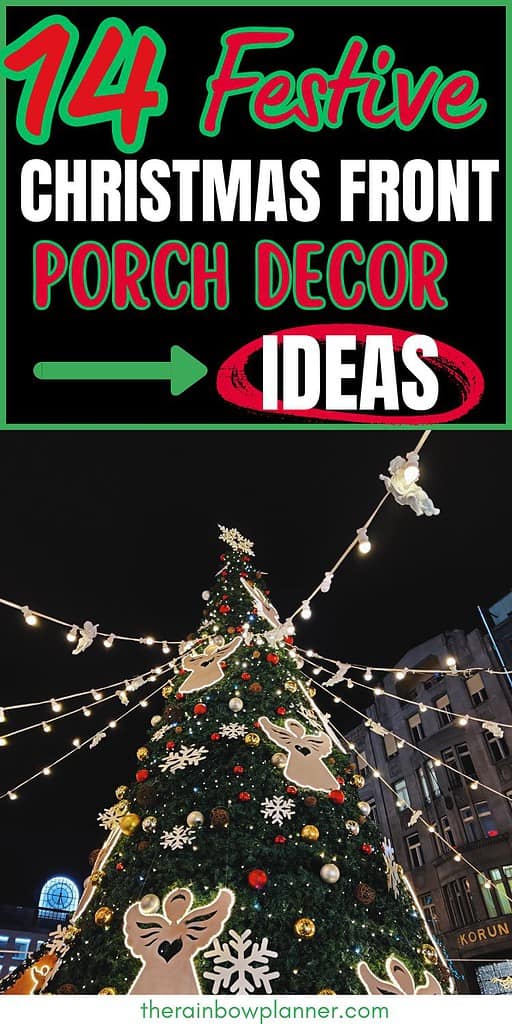 christmas front porch