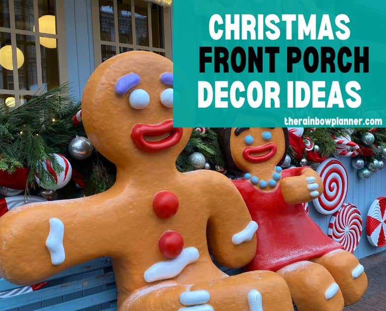 christmas front porch decor